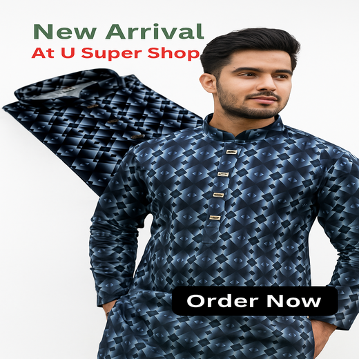 New Collection: Stylish Striped Soft Cotton Punjabi